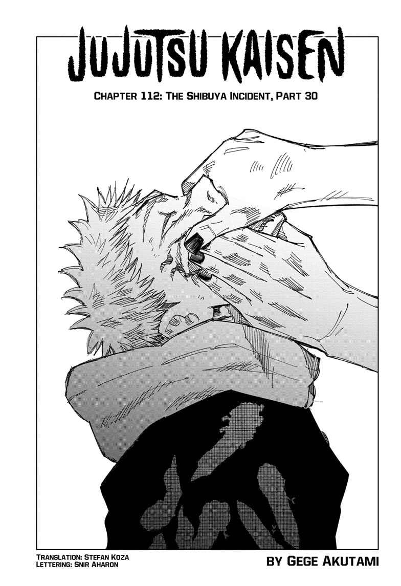 Jujutsu Kaisen: Chapter 112 - Page 1