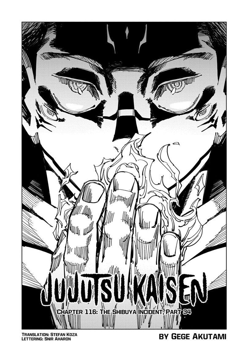 Jujutsu Kaisen: Chapter 116 - Page 1