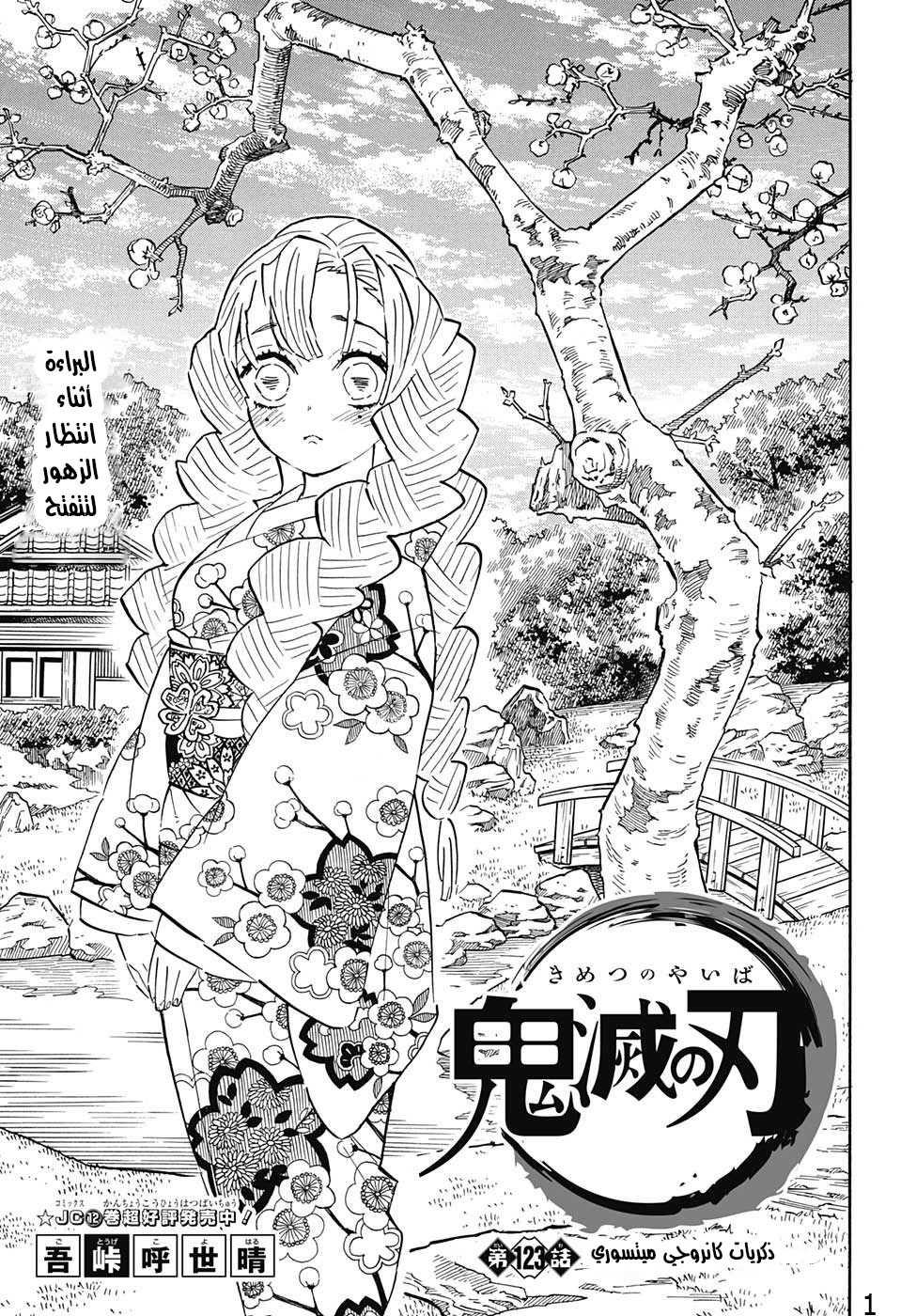 Kimetsu no Yaiba: Chapter 123 - Page 1